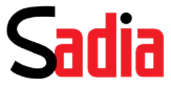 Sadia logo in bold red letters on a black background, representing a food and beverage manufacturer.