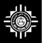 Black and white logo of Al Ahli Holding Group featuring a circular emblem and geometric patterns.