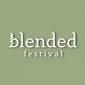 Blended Festival logo in white text on a soft green background, promoting a culinary event.