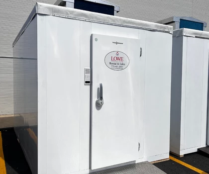 White storage unit with a door, labelled "LIME," set against a grey background.
