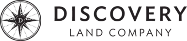 Black text logo for Discovery Land Company, featuring the words "Rental Plus" prominently displayed.