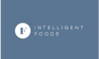 Logo of Intelligent Foods, featuring a white letter 'F' on a blue background.