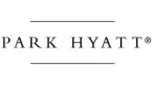 Elegant logo of Park Hyatt in black text on a white background, representing luxury hospitality.