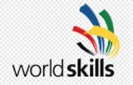 World Skills logo featuring colourful arcs in blue, red, yellow, and black against a white background.