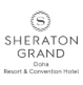 Sheraton Grand logo in black text, featuring a circular emblem, set against a white background.