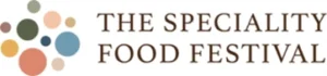 Stylised text reading "The Speciality Food Festival" in brown on a light background.