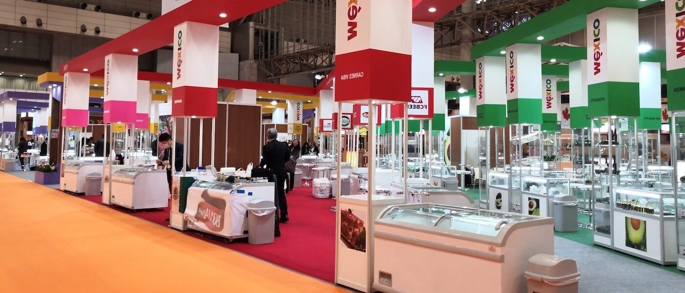 Trade fairs for food and beverages - banner