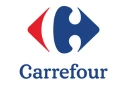 Carrefour logo featuring red and blue colours, set against a plain white background.