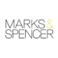Marks & Spencer logo in grey and yellow on a white background, representing a supermarket brand.