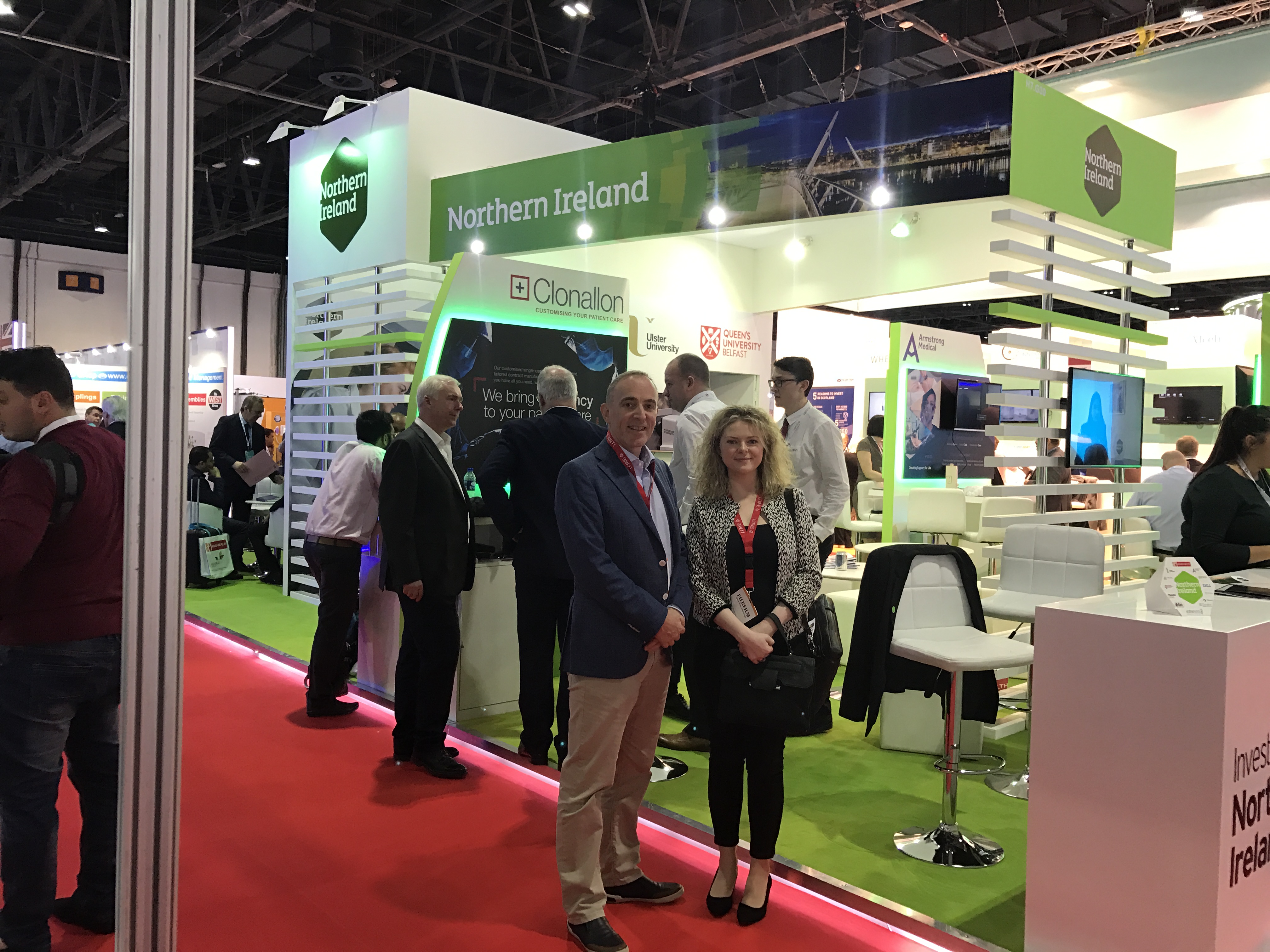 Team Lowe at Arab Health 2018