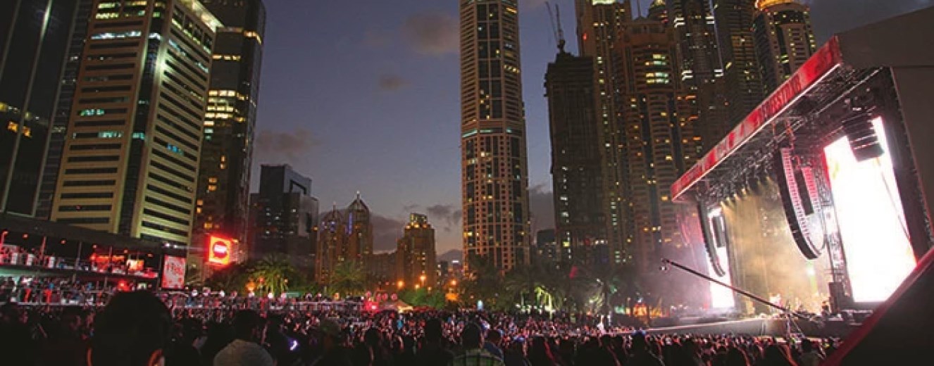 Lowe Rental Supplying Modular  Cold Rooms To Virgin RedFest Music Festival in Dubai