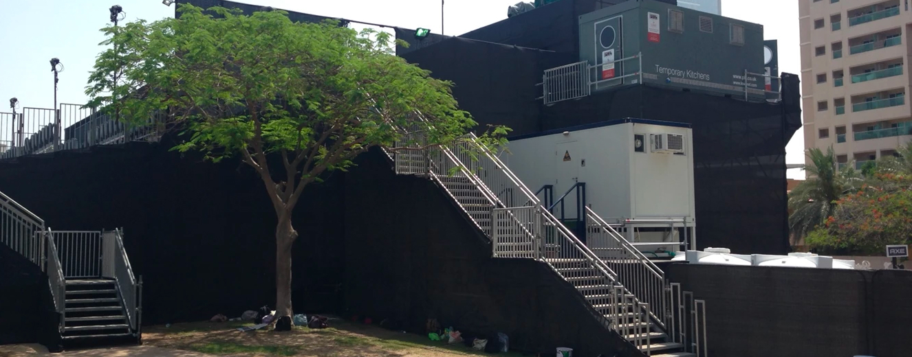 Dubai Rugby Sevens - Corporate hospitality kitchens