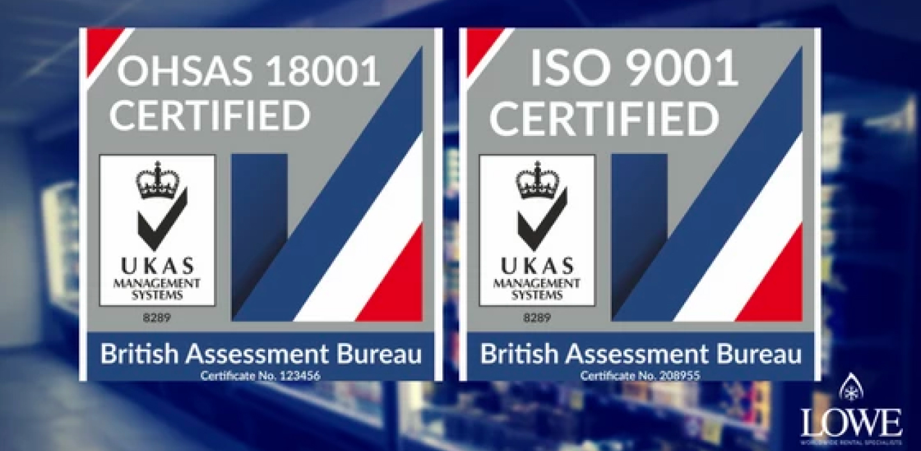 Lowe Achieve ISO 9001 and 18001 Accreditation