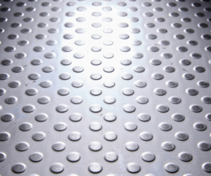 Non-Slip Stainless Steel Floor 