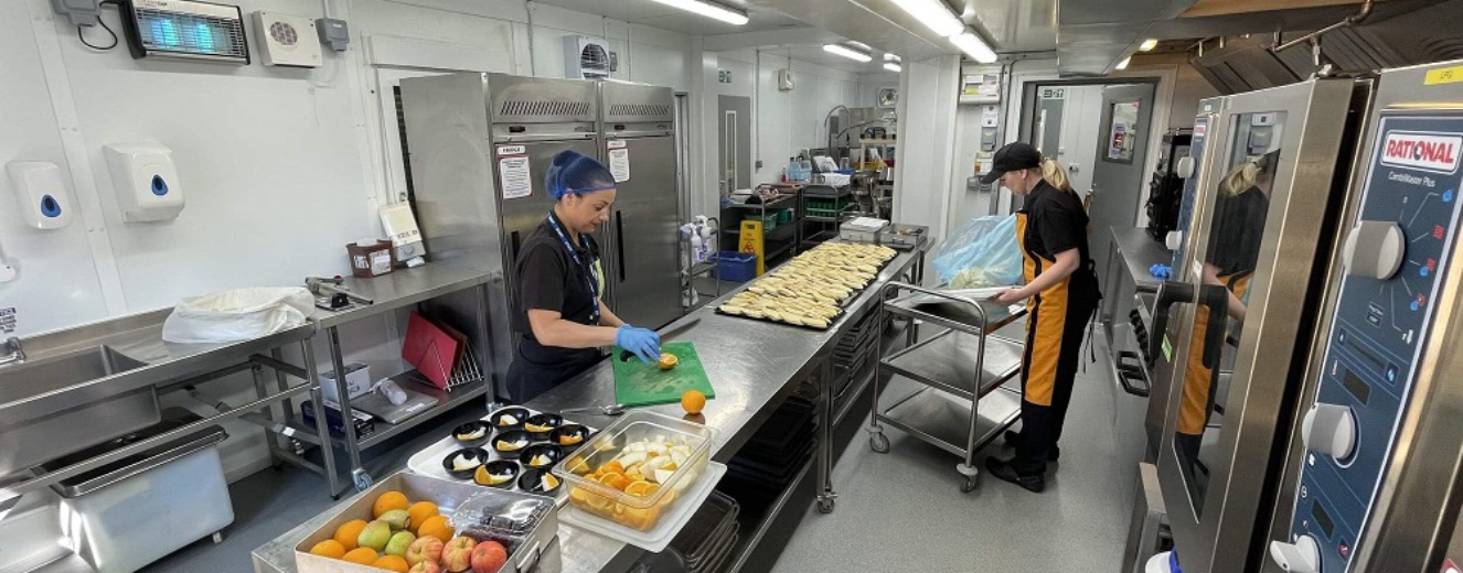 ¿Qué Tamaño de Cocina Temporal Necesito?