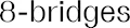 Text reads "8-bridges" in bold, black font on a white background, suggesting a rental plan context.