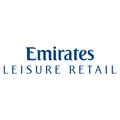 Emirates Leisure Retail logo in blue text on a white background, representing temporary kitchen services.