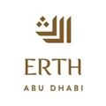 ERTH Abu Dhabi logo in gold on a white background, representing the hotel’s branding.