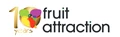 Colourful logo celebrating ten years of Fruit Attraction, featuring vibrant fruit illustrations and bold text.