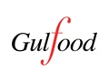 Gulfood logo featuring elegant black text with a red accent on a white background.