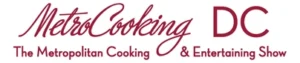 Elegant burgundy text displaying "Italian Cooking & Events" against a white background.